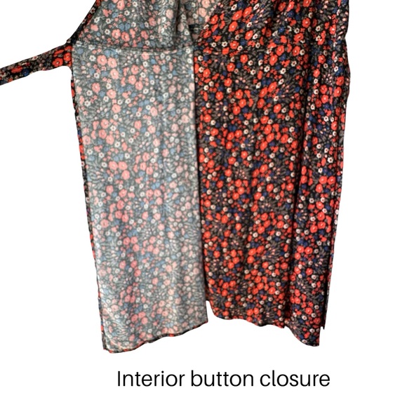 UNIVERSAL THREAD | NWOT | SLEEVELESS WRAP DRESS FLORAL DITZY PRINT | SZ: SMALL - Picture 8 of 11